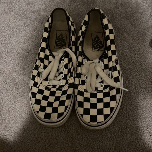 Checkerboard Authentic Vans - Picture 1 of 1